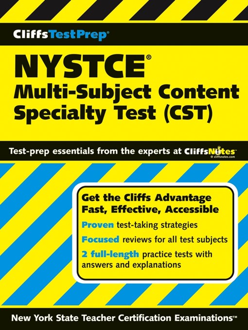 Title details for CliffsTestPrep NYSTCE by American BookWorks Corporation - Available